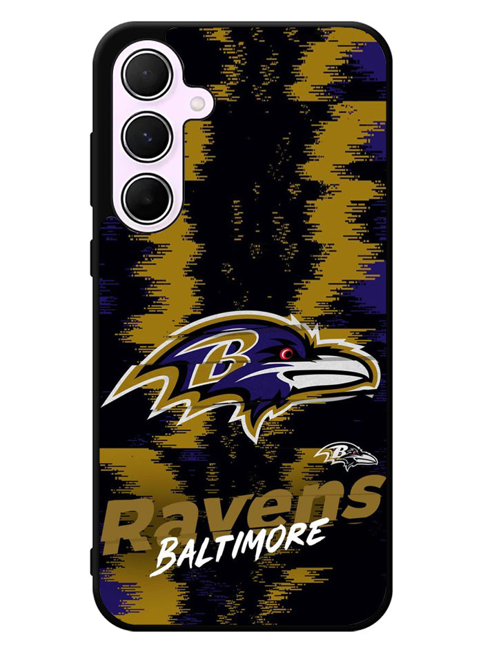 Baltimore Ravens NFL Team Logo Samsung Galaxy A55 5G Case