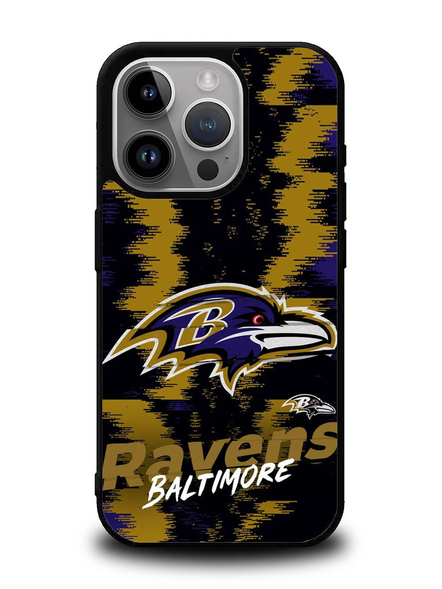 Baltimore Ravens NFL Team Logo iPhone 15 Pro Case