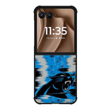Carolina Panthers NFL Team Logo Motorola Moto RAZR Plus 2025 Case OV10342
