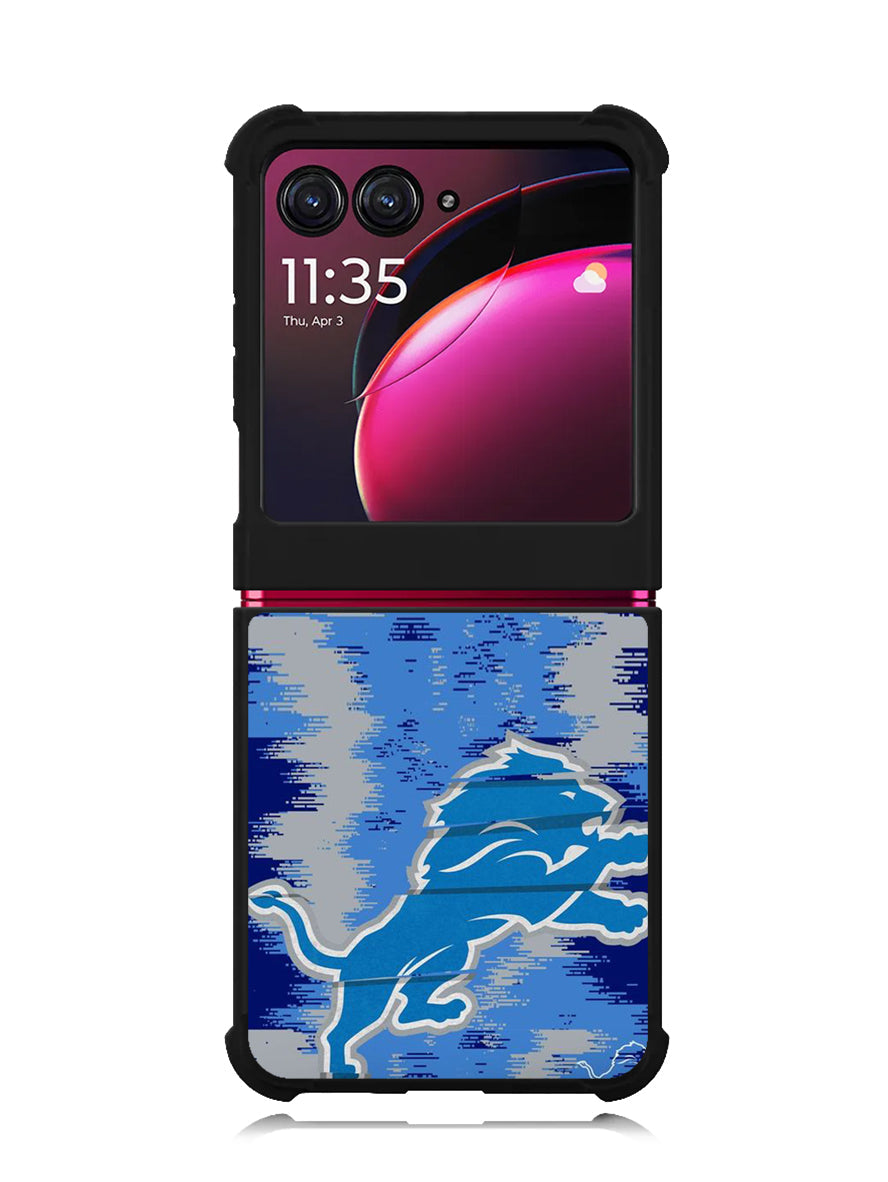 Detroit Lions NFL Team Logo Motorola Moto Razr Plus 2023 , Moto Razr+ 2023 Case OV10358
