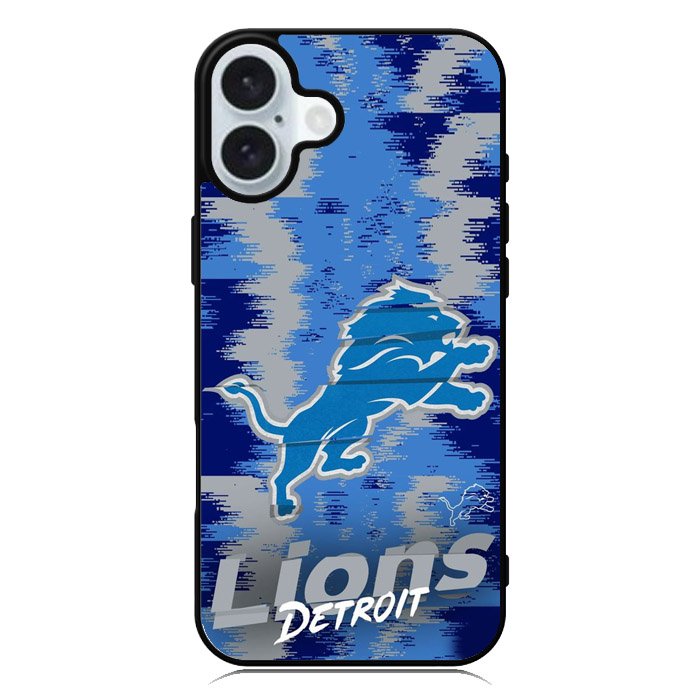 Detroit Lions NFL Team Logo iPhone 16 Case QC10358