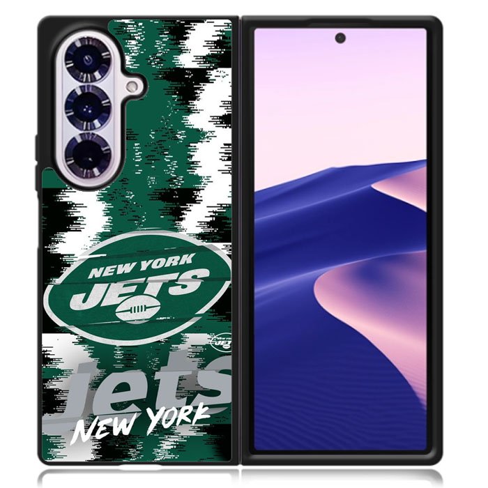 New York Jets NFL Team Logo Samsung Galaxy Z Fold 7 Case OV10296