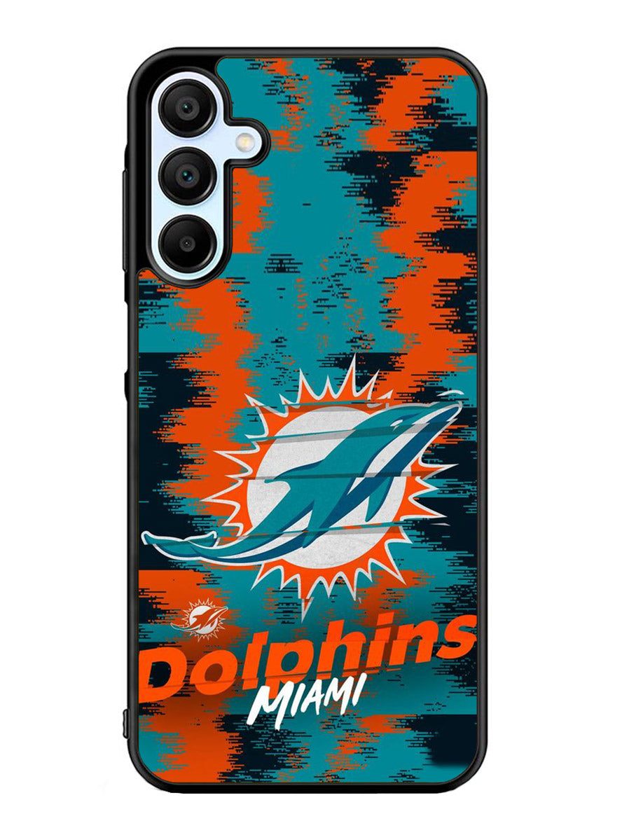 Miami Dolphins NFL Team Logo Samsung Galaxy A25 5G Case