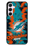 Miami Dolphins NFL Team Logo Samsung Galaxy A35 5G Case
