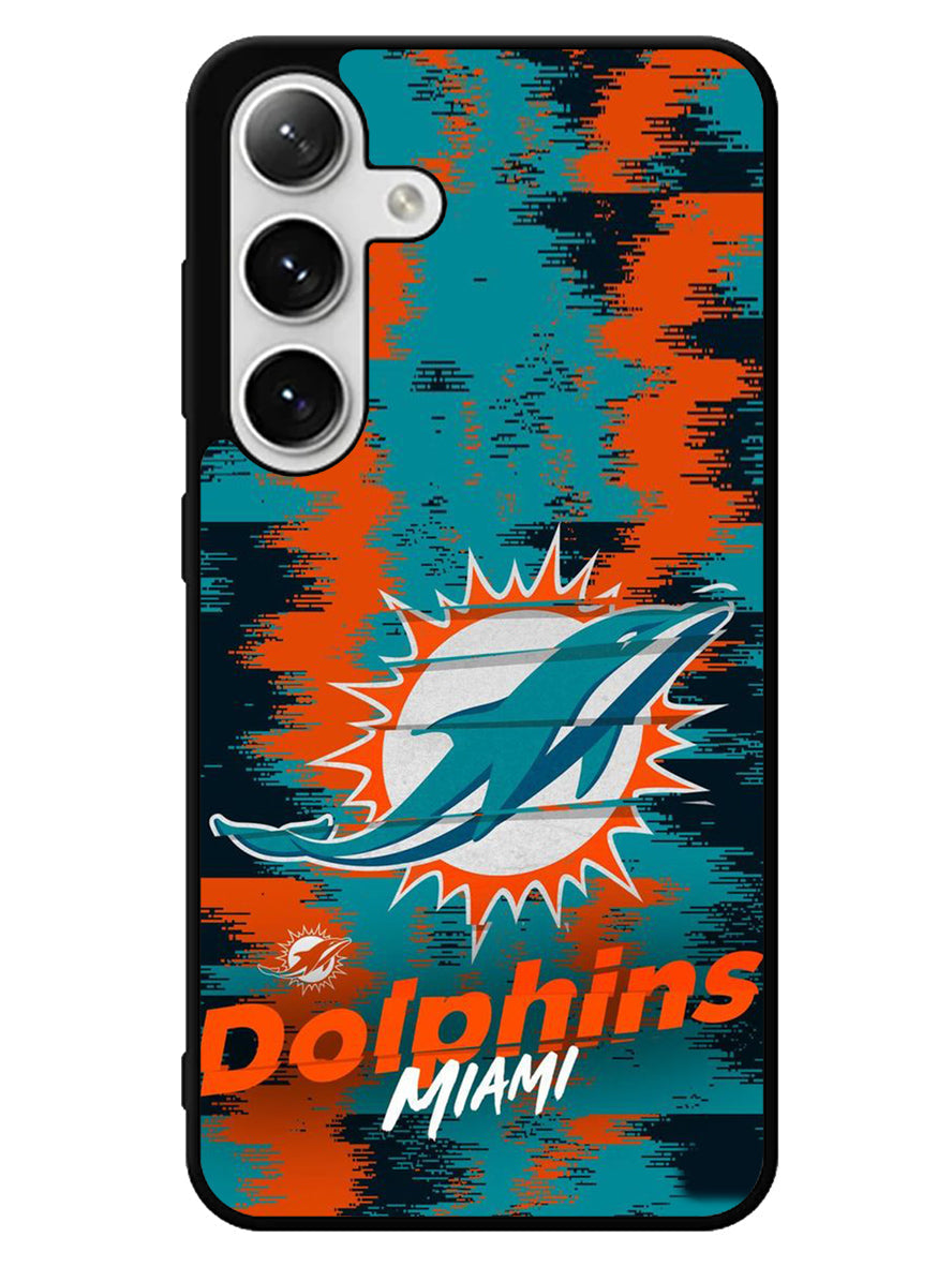 Miami Dolphins NFL Team Logo Samsung Galaxy S25 5G Case