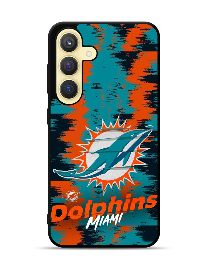 Miami Dolphins NFL Team Logo Samsung Galaxy S25 Plus 5G , Samsung Galaxy S25+ 5G Case