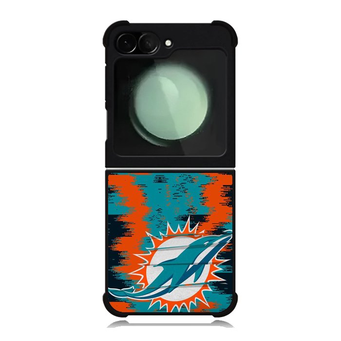 Miami Dolphins NFL Team Logo Samsung Galaxy Z Flip 6 Case
