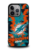 Miami Dolphins NFL Team Logo iPhone 15 Pro Case