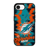 Miami Dolphins NFL Team Logo iPhone 17e Case