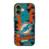 Miami Dolphins NFL Team Logo iPhone 17 Case