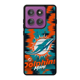 Miami Dolphins NFL Team Logo Motorola Moto Edge 60 Pro Case