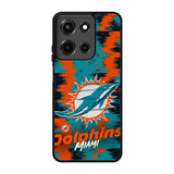 Miami Dolphins NFL Team Logo Motorola Moto G 5G 2025 Case OV6634