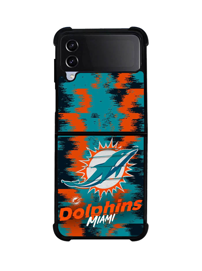 Miami Dolphins NFL Team Logo Samsung Galaxy Z Flip 4 5G 2022 Case