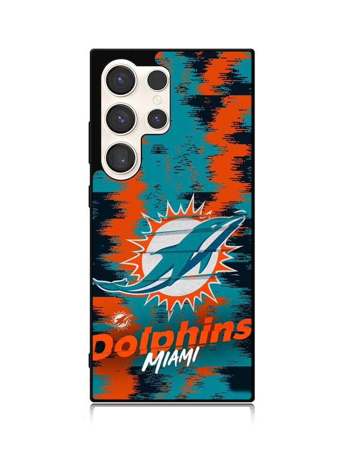 Miami Dolphins NFL Team Logo Samsung Galaxy S25 Ultra 5G Case