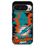 Miami Dolphins NFL Team Logo Google Pixel 9 | Pixel 9 Pro Case