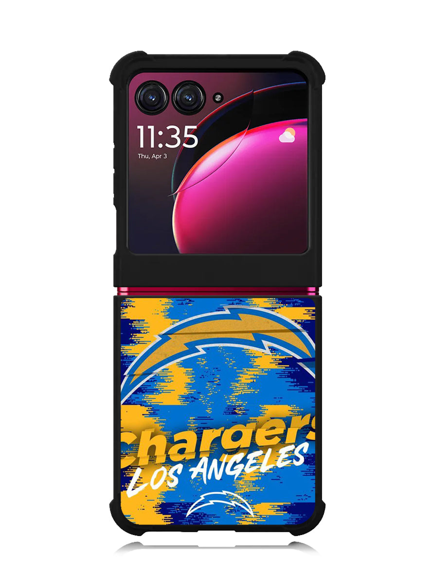 Los Angeles Chargers NFL Team Logo Motorola Moto Razr Plus 2023 , Moto Razr+ 2023 Case