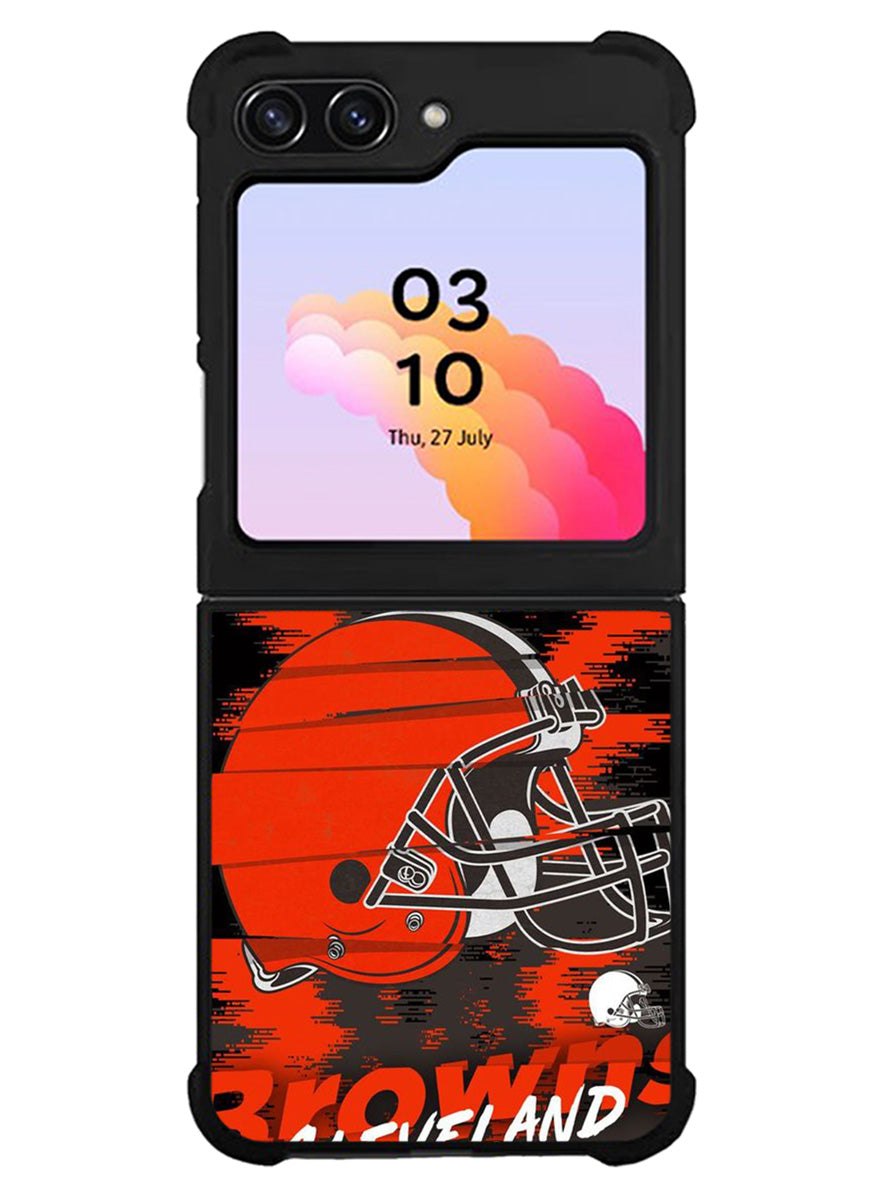 Cleveland Browns Nfl Team Logo Samsung Galaxy Z Flip 5 5G 2023 Case