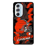 Cleveland Browns Nfl Team Logo Motorola Moto Edge 2022 Case