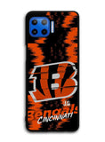 Cincinnati Bengals Nfl Team Logo Motorola Moto One 5G Case , Moto One 5G UW Case , Moto G 5G Plus Case