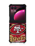 San Francisco 49Ers NFL Team Logo Motorola Moto Razr Plus 2023 , Moto Razr+ 2023 Case
