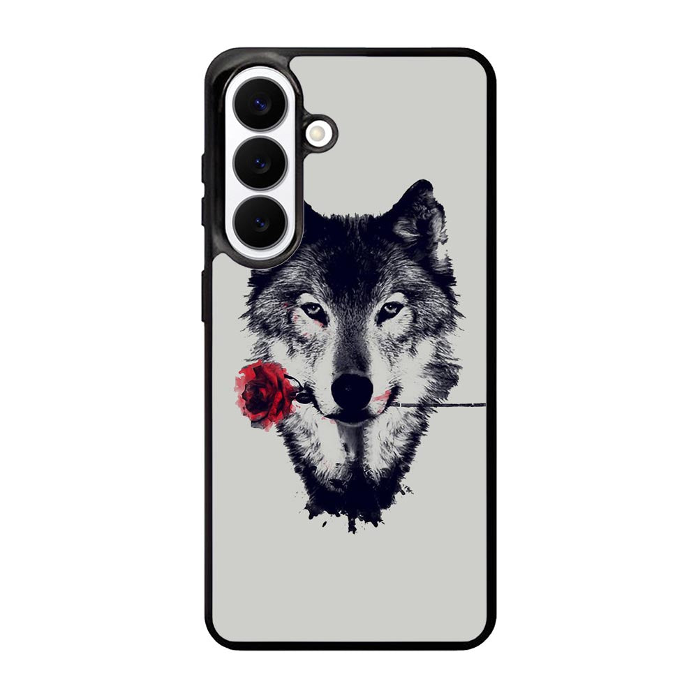 Wolf Rose Samsung Galaxy S26 Case QC1878