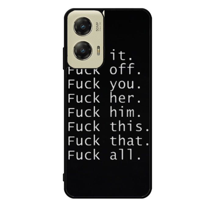 Fuck You and Fuck All Motorola Moto G Stylus 5G 2024 Case OV4904