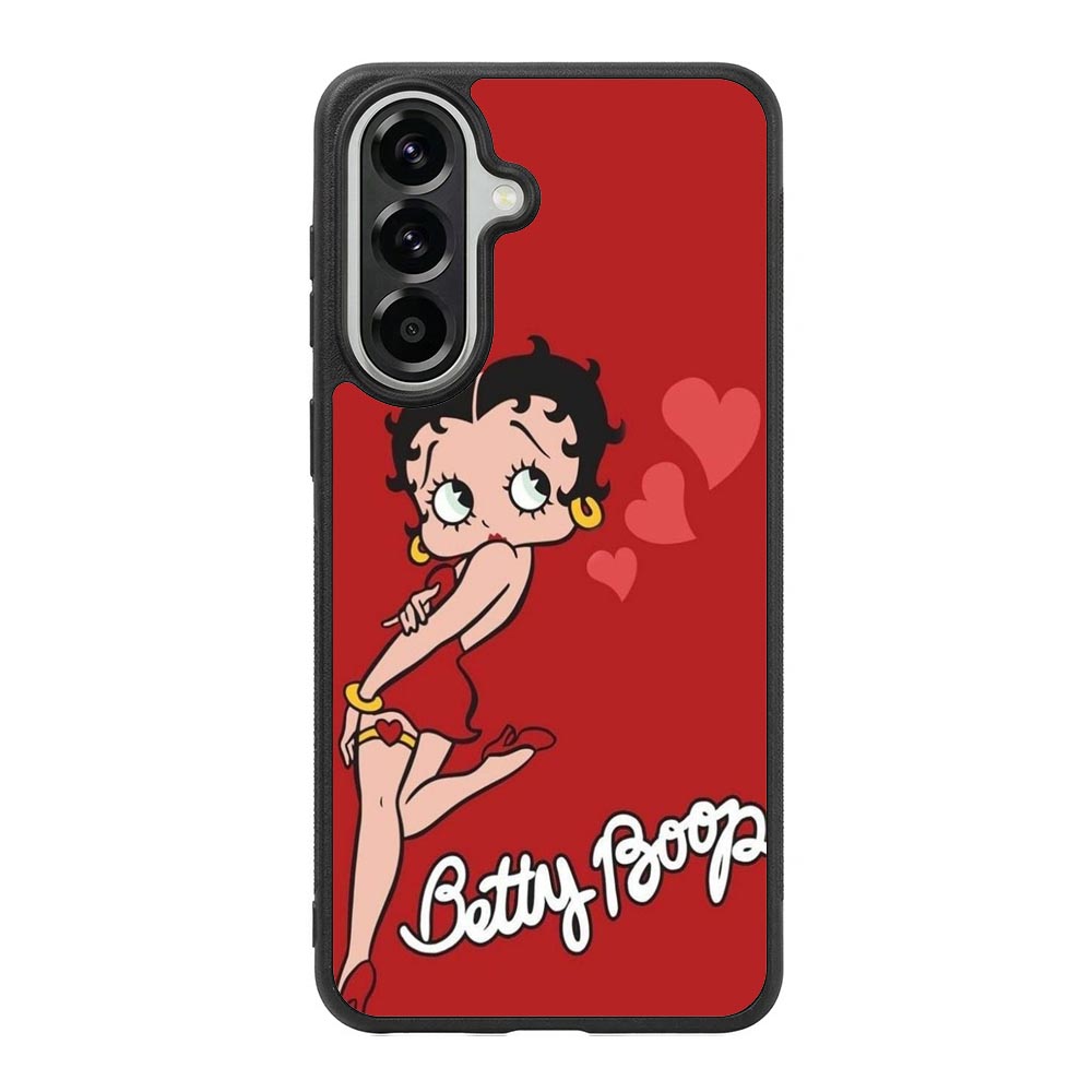 Betty Boop Red Background Samsung Galaxy A57 Case