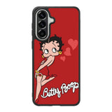 Betty Boop Red Background Samsung Galaxy A37 Case