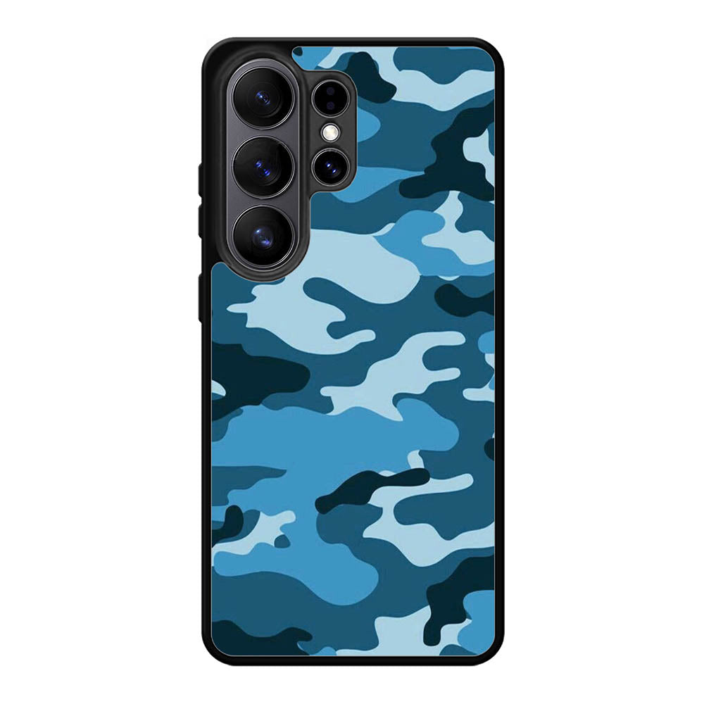 Camouflage Blue Samsung Galaxy S26 Ultra Case OV4382