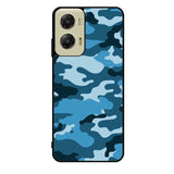 Camouflage Blue Motorola Moto G Stylus 5G 2024 Case OV4382