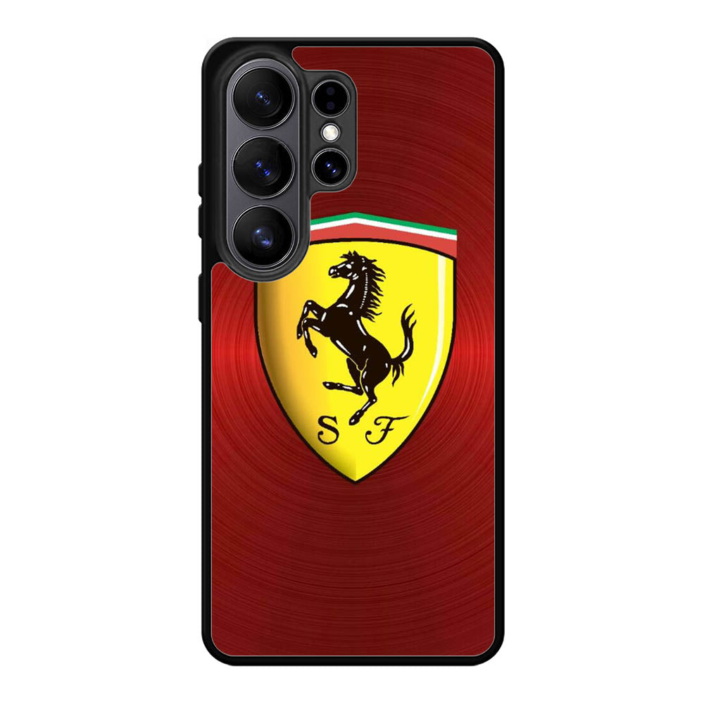 Ferrari Red Steel Samsung Galaxy S26 Ultra Case OV4886