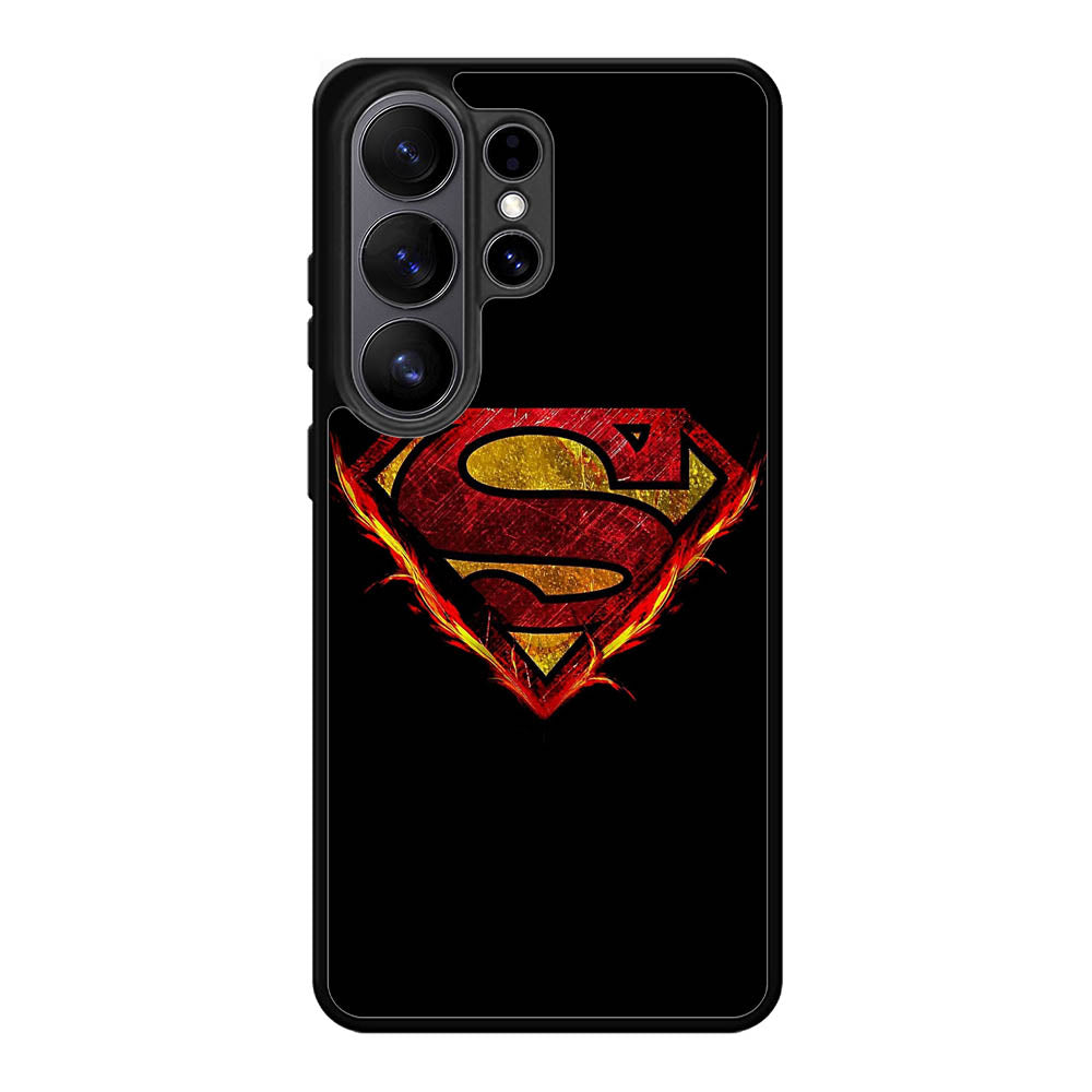 Superman Fire Logo Samsung Galaxy S26 Ultra Case QC2293