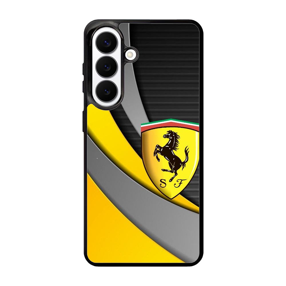Yellow Ferrari Logo Samsung Galaxy S26 Plus Case QC1921