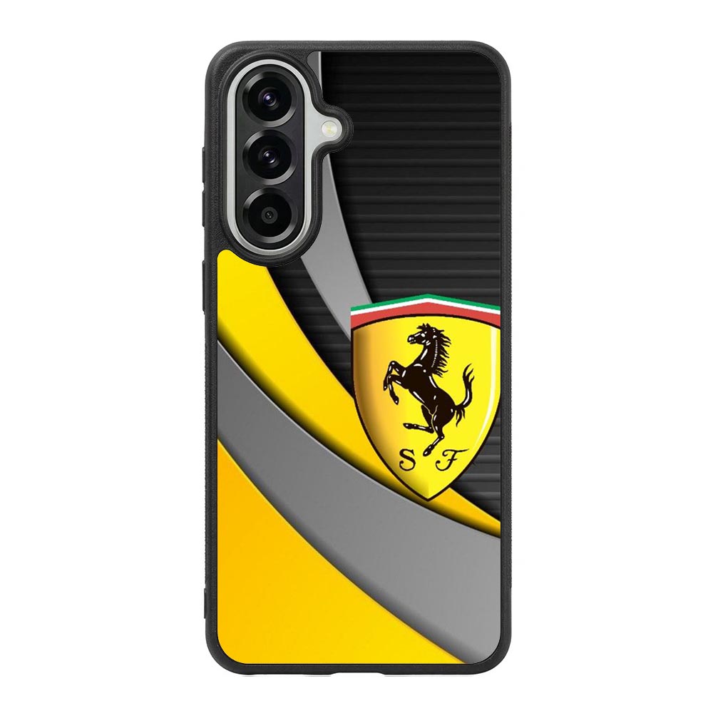 Yellow Ferrari Logo Samsung Galaxy A57 Case QC1921