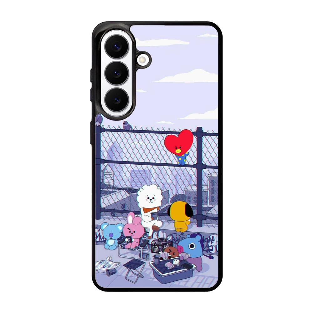 BTS BT21 Cute Rooftop Samsung Galaxy S26 Case OV4270