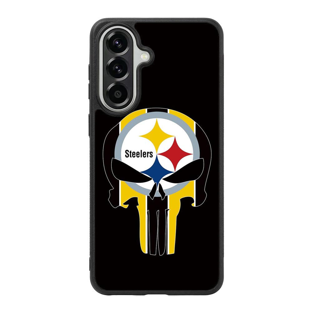 Pittsburgh Steelers skull flags Samsung Galaxy A57 Case QC2852