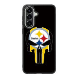 Pittsburgh Steelers skull flags Samsung Galaxy A57 Case QC2852