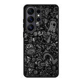 Doodle Grey Cool Samsung Galaxy S26 Ultra Case OV7100