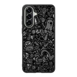 Doodle Grey Cool Samsung Galaxy A37 Case OV7100