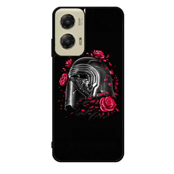 Star Wars Kylo Ren Helmet and Roses Motorola Moto G Stylus 5G 2024 Case