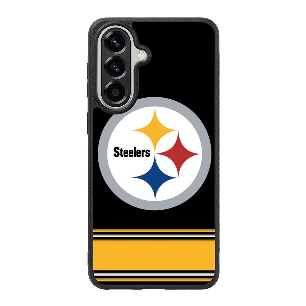 Pittsburgh Steelers Logo Strip Samsung Galaxy A57 Case
