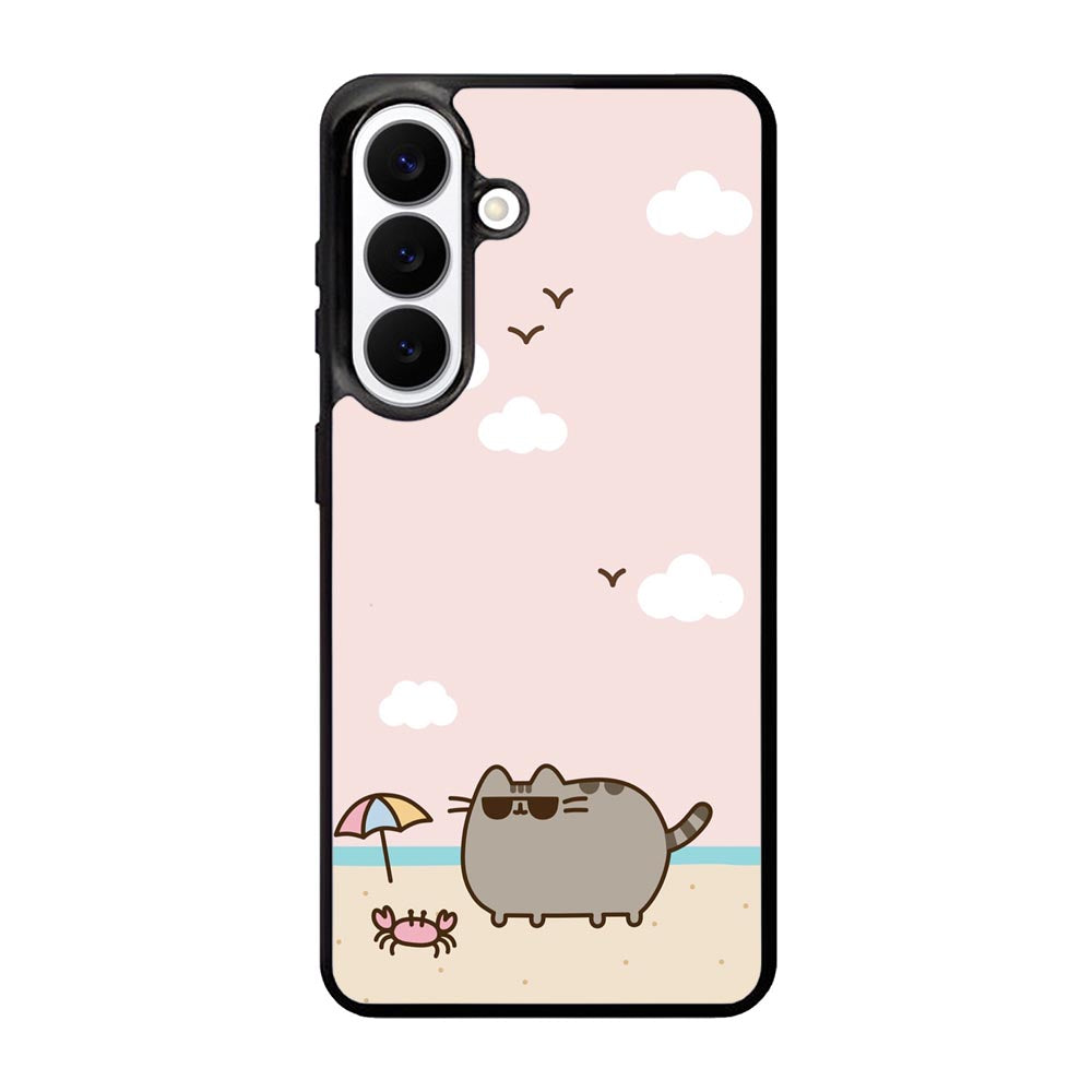 Pusheen The Cat Cool Summer Samsung Galaxy S26 Case QC6933