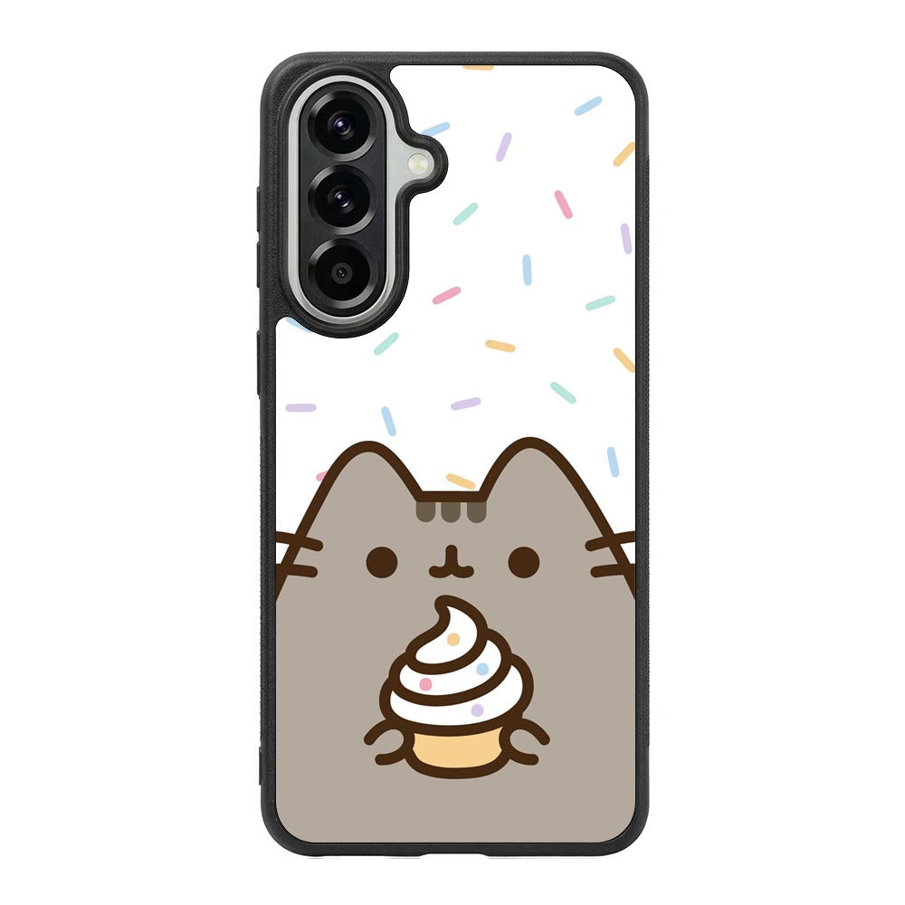 Pusheen The Cat Rainbow Cupcakes Samsung Galaxy A57 Case