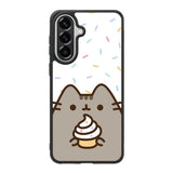 Pusheen The Cat Rainbow Cupcakes Samsung Galaxy A37 Case