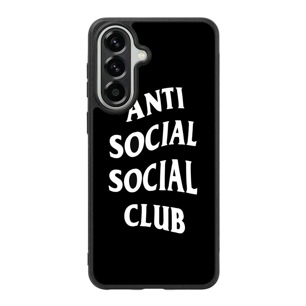 Anti Social Social Club Black White Samsung Galaxy A37 Case OV7174