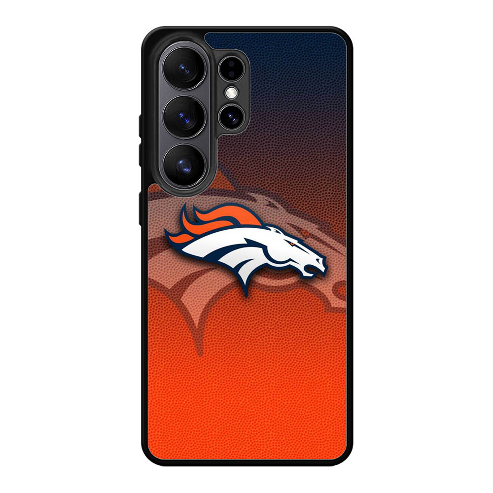 Denver Broncos Logo Ball Pattern Samsung Galaxy S26 Ultra Case QC4622
