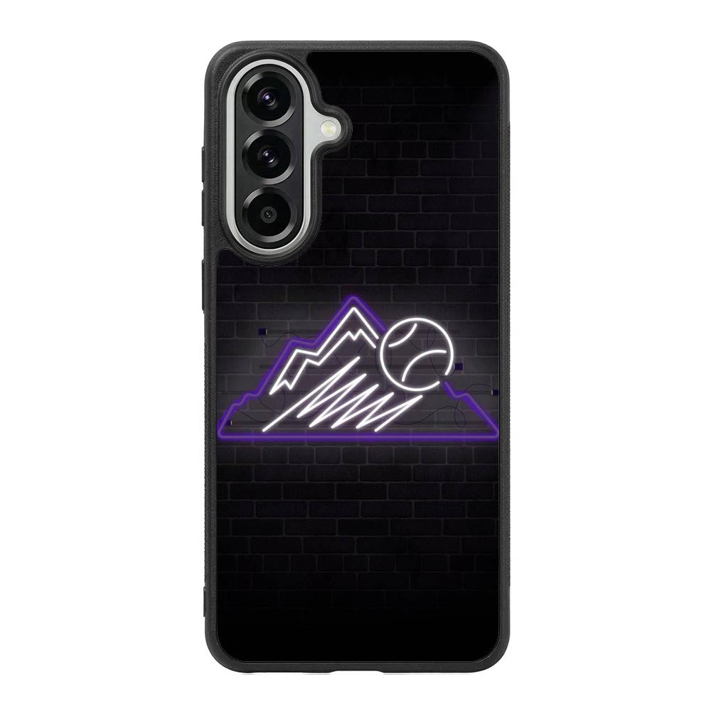 Colorado Rockies Neon Logo Samsung Galaxy A57 Case OV9811