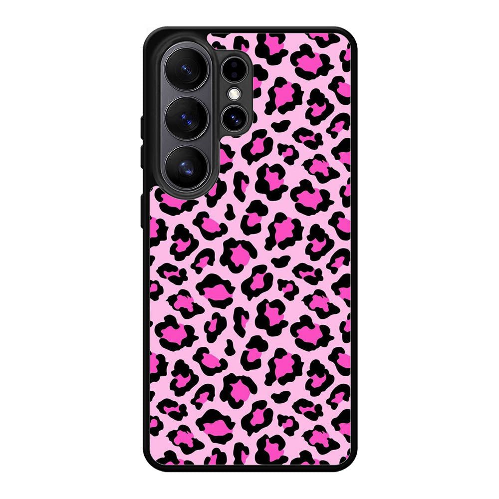 Leopard Pink Pattern Samsung Galaxy S26 Ultra Case OV9854