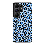 Leopard Blue Pattern Samsung Galaxy S26 Ultra Case OV9850