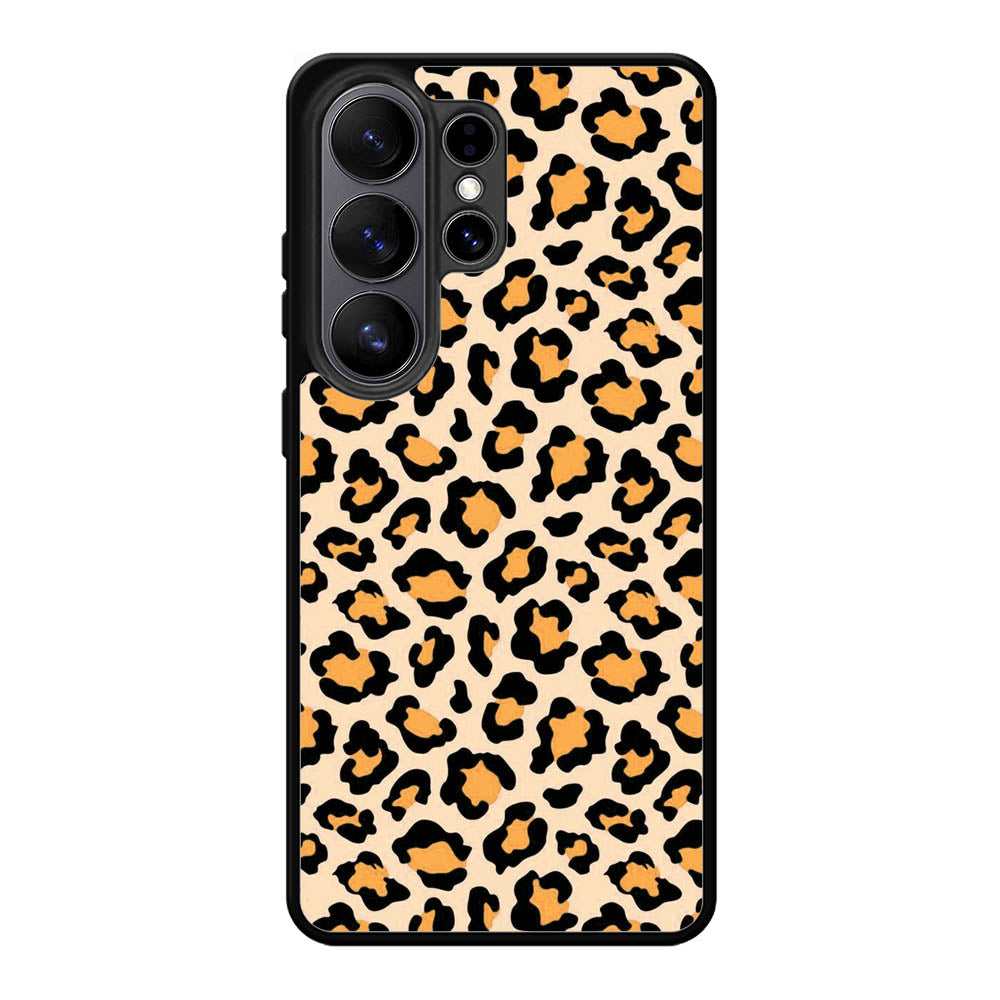Leopard Orange Pattern Samsung Galaxy S26 Ultra Case OV9853